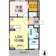 リヴェール中村の間取り画像