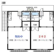 第2コーポフタバの間取り画像
