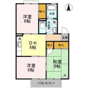 ライブリーハイム ミーサ B棟の間取り画像