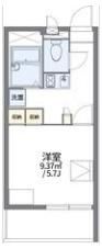 レオパレスあらまきの間取り画像