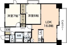 リブレストⅡの間取り画像