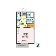 （仮）D－room渡鹿の間取り画像