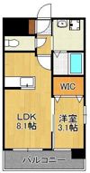 U’s Residence木町の間取り画像