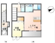 メルヴェーユ新橋Cの間取り画像