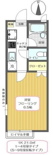 ベルエイト北綾瀬Ⅱの間取り画像