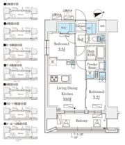 リビオメゾン御茶ノ水EASTの間取り画像