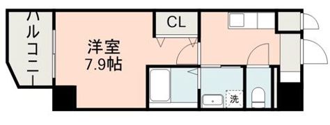 CHAINON上熊本の間取り画像