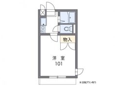 レオパレス上平間ACTの間取り画像
