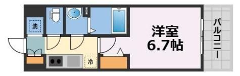 Alivis福島海老江(旧:フォーリアライズ福島ルノン)の間取り画像