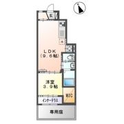 黒髪6丁目新築アパートの間取り画像