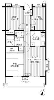 ヴィラフィーネの間取り画像