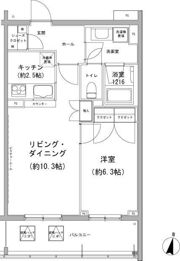 ヒューリックコート雪が谷の間取り画像