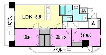 ブライムタワー古川の間取り画像