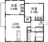 メゾンR＆Yの間取り画像