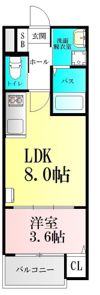 マシェルナ西多賀の間取り画像