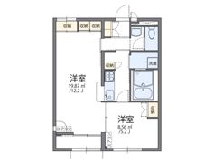 レオパレスキタノヒの間取り画像