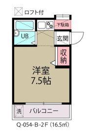 ローズアパート(Q-054C)の間取り画像