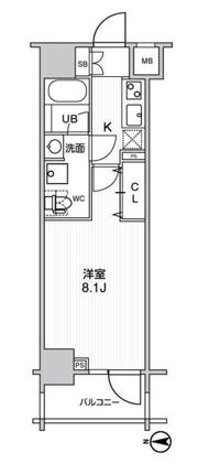 ステージグランデ錦糸町Ⅱの間取り画像