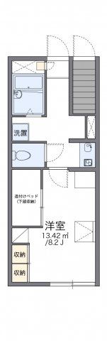 レオパレス川中島の間取り画像