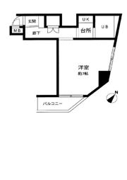 ベルメゾン森の間取り画像