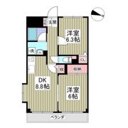 ドミール・コンフォール親水公園の間取り画像