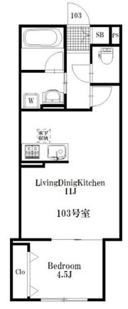ディア シーサイドの間取り画像