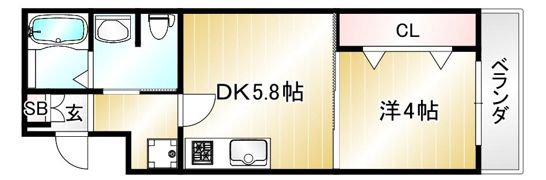 Cocon京都一条の間取り画像