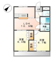 サンモールの間取り画像