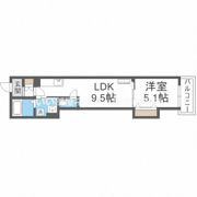 クリエオーレ中茶屋の間取り画像