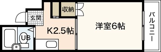 Associe中広の間取り画像