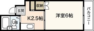 Associe中広の間取り画像