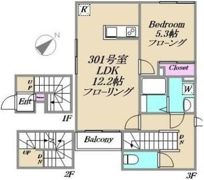 Kステージの間取り画像