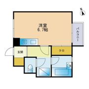 ホリデンハイツ西新の間取り画像