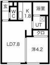 コンフォール中島の間取り画像