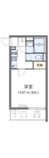 クレイノSmallRiverⅡの間取り画像