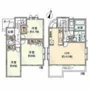 上用賀戸建の間取り画像