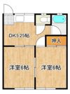 フラワーハイツ江戸崎 ﾊﾟｰﾄ4の間取り画像