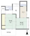 岩尾貸家の間取り画像