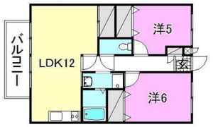 フォブール中央公園1の間取り画像