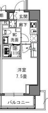 S－RESIDENCE新御徒町Westの間取り画像