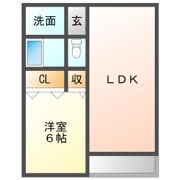 サンハイツ川西L棟の間取り画像
