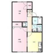 メゾン・ド・ミラン Bの間取り画像