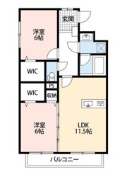 アスペルジュ・ペーシュの間取り画像