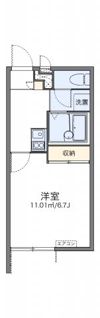 レオパレスローズの間取り画像