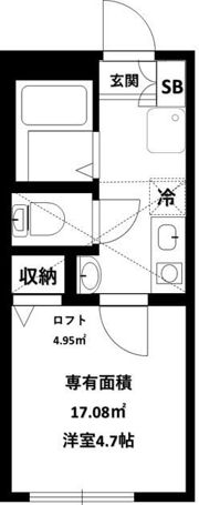 South Lagoon蒔田町の間取り画像