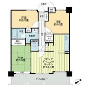 ライオンズマンション皆賀の間取り画像