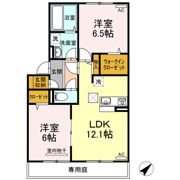 D-room帯山西の間取り画像