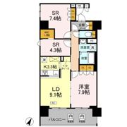 リーラ横浜川和町の間取り画像