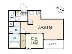 R-Smart Sacraleの間取り画像