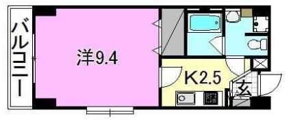 メルシーコート湊町の間取り画像